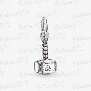 Pandora Marvel The Avengers Thor's Hammer Dangle Charm